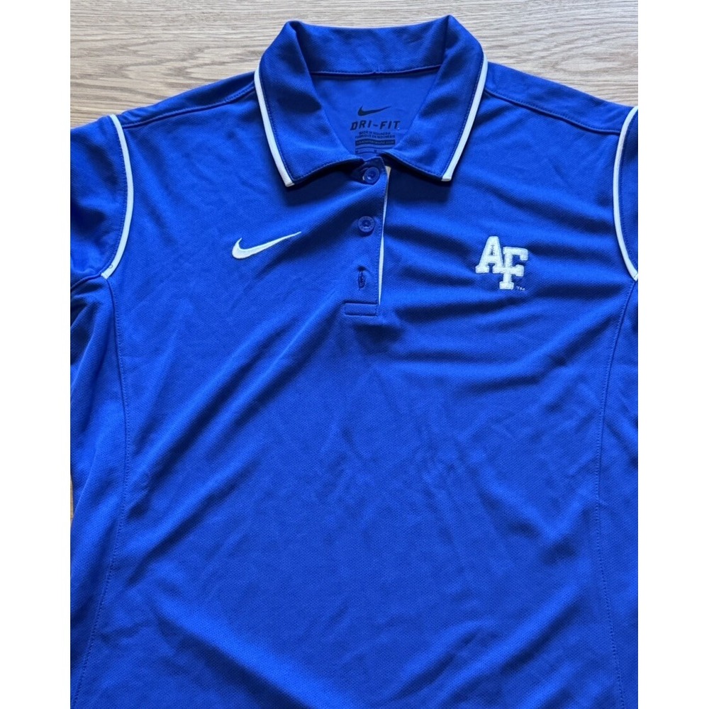 Air Force Falcons Nike Dri-Fit Polo Women's medium Blue - Picture 4 of 6